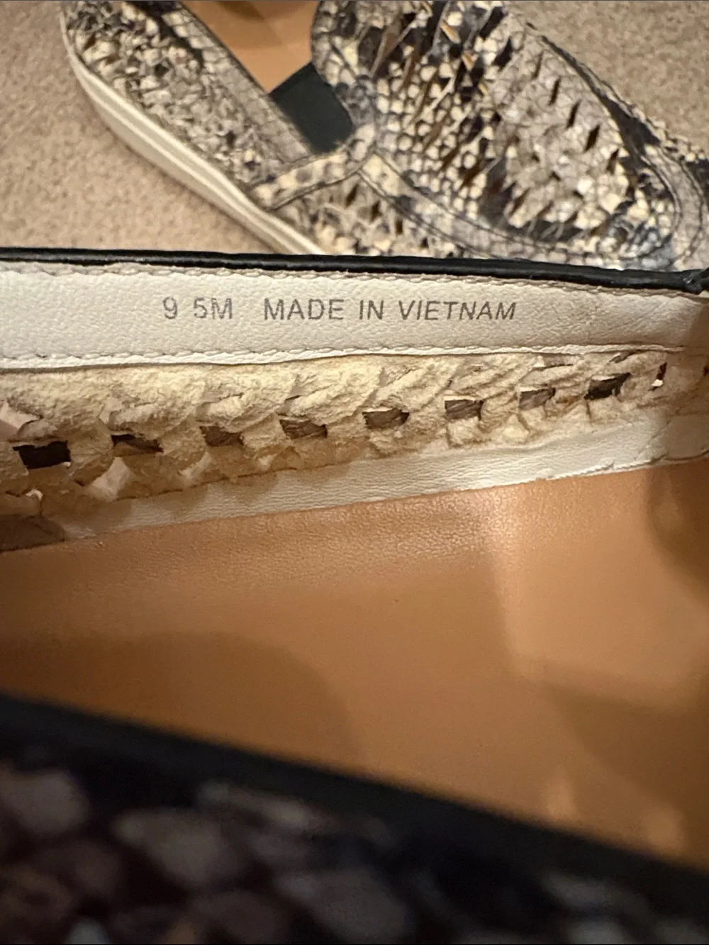 Tory Burch Huarache Snakeskin sneakers